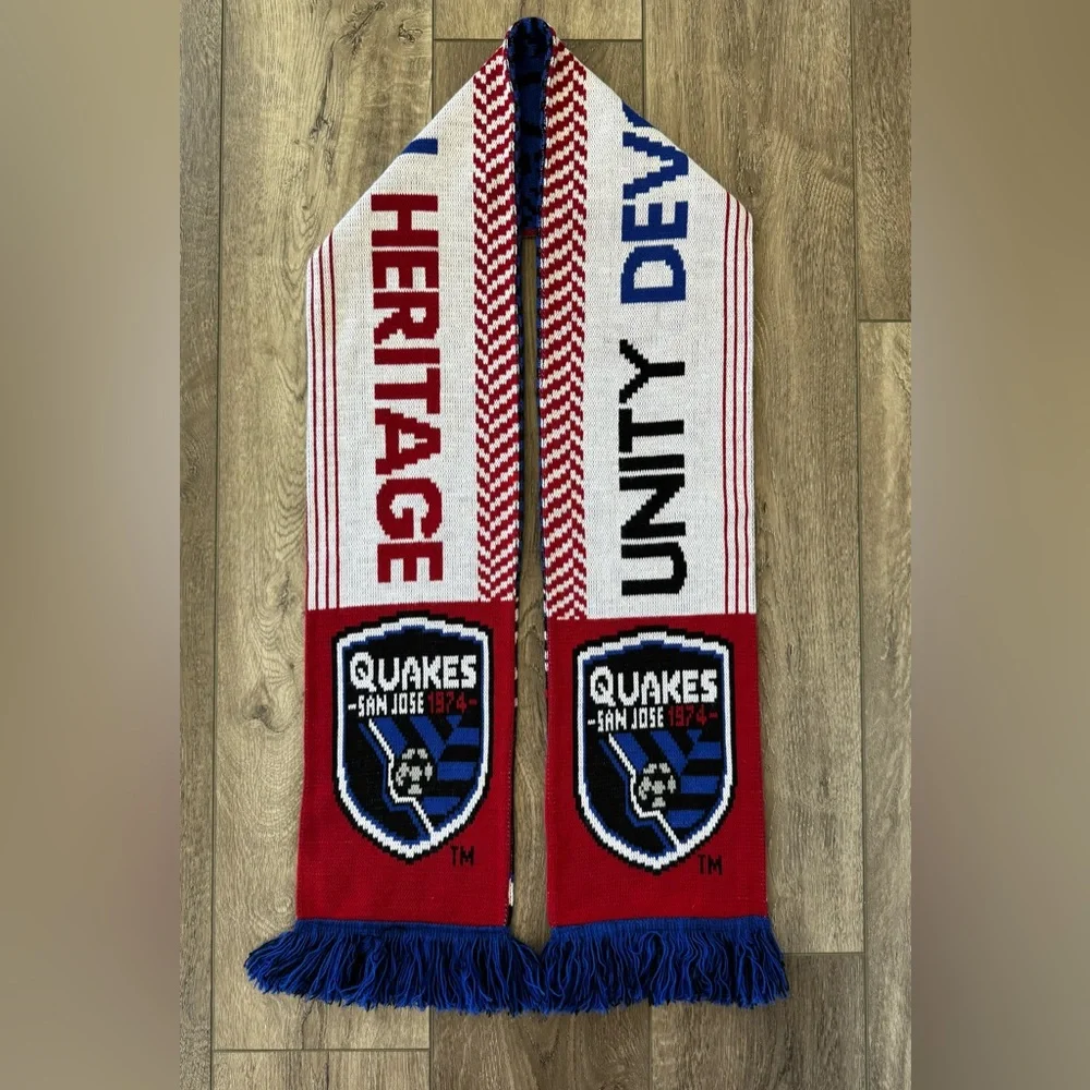 San Jose 1974 Earthquakes FC Football Club Ruffneck Scarves Traditional Soccer